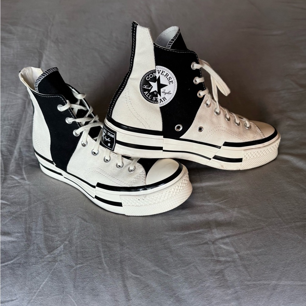 Converse Two-Tone Black and White High-Tops